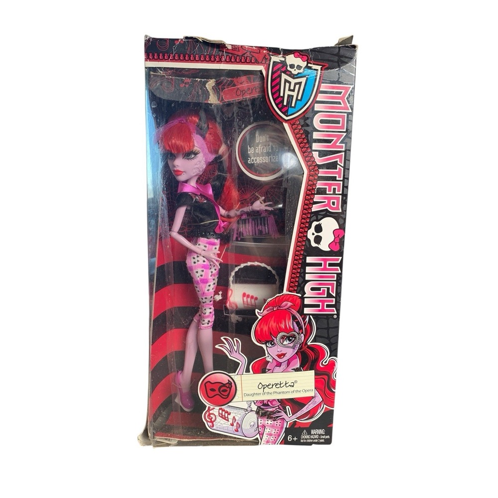 Monster High Operetta 2013 Mattel Daughter of Phantom of the Opera Doll CBX73